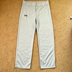 New Under Armour grey baseball pants
